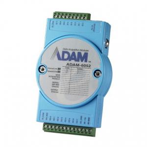 ADAM-6052-CE Module ADAM 6052 - Entrée/Sortie sur Ethernet Modbus TCP, 16 canauxSource Type DI/O Module