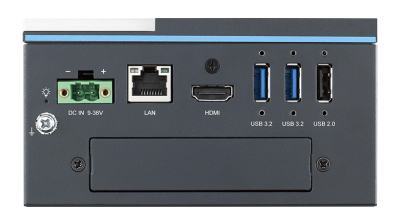 MIC-711-OX3A1 PC Fanless Edge IA avec NVIDIA Jetson Orin NX avec 8GB RAM, 128GB stockage