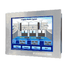 FPM-8151H-R3AE Ecran industriel 15", encastrable et tactile, durci, acier inoxydable, IP65 VGA/DVI, -20-60C, C1D2/ATEX