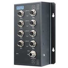 EKI-9508E-PL-AE Switch ethernet EN 50155 8 ports M12, PoE/PoE+ non administrable