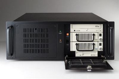 IPC-611MB-00XBE Rack 4U noir sans alimentation pour PC 19" compatible carte mère ATX/MicroATX