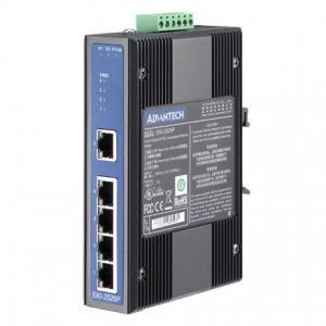 EKI-2525P-BE Switch rail DIN industriel 5 ports 10/100 Mbps dont 4 POE