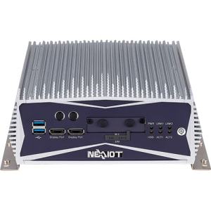 NISE3600CE PC Fanless 6/7/8/9th génération, VGA, HDMI, 2xLAN, 6xUSB, 6xCOM, 1 x mPCIe, 1 x PCIe x4 compatible windows 7