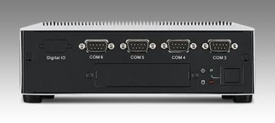 ARK-6322-Q0A1E PC industriel fanless, Intel Celeron J1900 QC with 6 COM and 8 USB