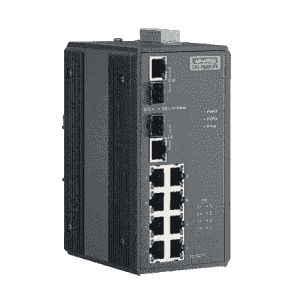 EKI-7629CPI-AE Switch Rail DIN industriel 8 ports POE + 2 Combo 1Gb -40°C +75°C