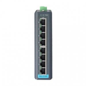 EKI-2728I-AE Switch Rail DIN industriel  8 ports Ethernet Gigabit -40°C +70°C en boîtier métallique et alimentation redondant