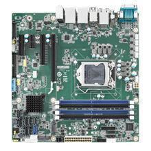 AIMB-586L-00A1E Carte mère industrielle microATX H310 compatible Xeon et Intel Core 8 ème/9ème gen. 10 x USB, 1 x LAN, 2 x COM, 1 x PCIe x16