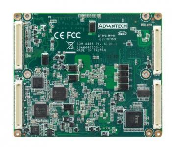 Carte industrielle ETX/XTX pour informatique embarquée, SOM-4466T-M0A1E w/Phoenix Gold -20~80C (TTL)