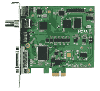 DVP-7011HE Carte industrielle d'acquisition vidéo, 1ch HDMI/DVI/YPbPr/SDI/composite/S-video