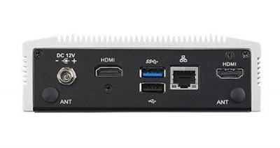 ARK-1123H-U0A1E PC industriel fanless, Intel Celeron QC J1900 2.0GHz w/dual HDMI+GbE