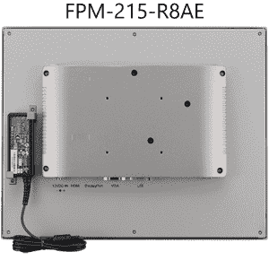 FPM-215-R9AE Ecran industriel 15" tactile résistif alimentation 24V avec HDMI, DP et VGA