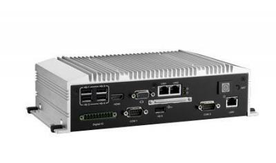 PC industriel fanless, Atom D2550 1.8GHz w/ HDMI+VGA+LVDS+3*GbE+6*COM