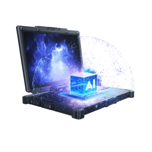 V120 PC portable durcie 12.2", 2 en 1 tablette et PC, avec Intel Core Ultra, Intel AI Boost, Max 32GB RAM et 2TB stockage sous Windows 11 Pro