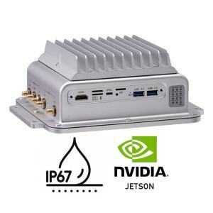PC fanless Edge AI pour le transport équipé d'un processeur NVIDIA Jetson Xavier NX