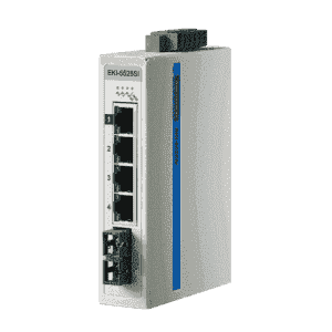 EKI-5525S-AE Switch Rail DIN protocole automatisme  4 ports + 1 Fibre SM F