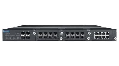EKI-8528-4XF-A Switch industriel ethernet manageable et modulaire L3  GbE + 4 ports SFP+ 10G