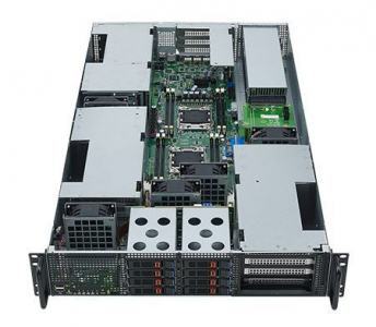 AGS-920I-R14A1E Serveur à grande capacité de calcul graphique, 2U Xeon HPC chassis w/1400W RPS w/MB/4 GbE/IPMI