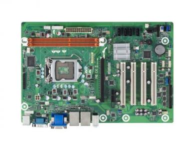 Carte mère ATX semi-industrielle, LGA1155 i7/i5/i3,Celeron VGA/DVI, 6 COM and 2GbE