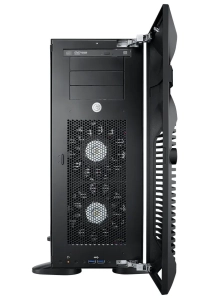 HPC-7000-50ZB Chassis format Tour avec alimentation 500W SPS, 2 ventilateurs 12cm en façade avant et baies en façade