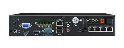 NVS-300XP-SA10E PC industriel pour surveillance vidéo, NVR Intel Celeron J1900 SoC with 4 PoE module