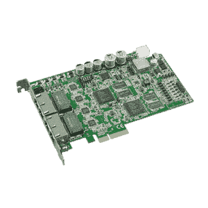 PCIE-1174-AE Carte ethernet 4 ports Gigabit POE pour application de vision frame grabber