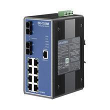 EKI-7559MI-AE Switch Rail DIN industriel 8 ports + 2 FO MM managé -40°C +75°C