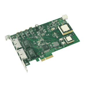 PCIE-1674PC-AE Carte ethernet Gigabit, 4-port PCI express GbE PoE card