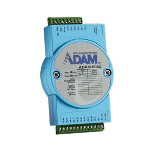 ADAM-6060 Module avec 6 entrées digitales et 6 sorties à relais avec Modbus/TCP