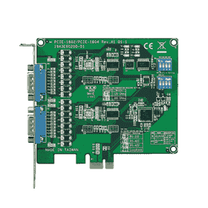 PCIE-1604C-AE Carte PCIex1 série 2-ports RS-232 isolé&surtension garantie 5 ans