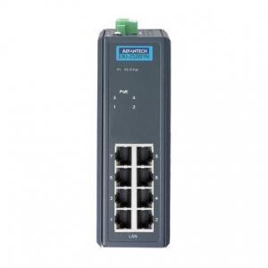 EKI-2528PAI-AE Switch Rail DIN industriel 8 ports 10/100Mbps dont 4 ports POE -40°C +75°C