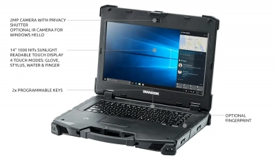 z14iV2 PC portable durci 14" avec Intel Core 11ème génération