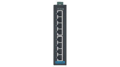 EKI-2728NI-A Switch ethernet 8 ports 10/100/1000Mbps Rail Din, 12 ~ 48V avec relais, compatible PROFINET