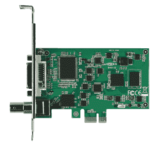 Carte industrielle d'acquisition vidéo, 1ch HDV/SDI/CVBS/YPrPr/S-video PCIe HW CARTE