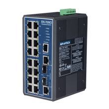 EKI-7656CI-AE Switch Rail DIN industriel 16 ports + 2 x Combo 1Gb Managé -40°C +75°C