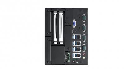 ARK-3530F-00A1 PC Fanless compatible Xeon, i3, i5 et i7 avec baie d'extension, VGA HDMI, 4xCOM, 8 x USB, 2 x mPCIe, 2 x PCI