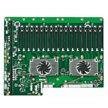 Fond de panier backplane PCI/PCIE, 19 Slot PICMG1.3 BP, 17 PCIe x16, 1 PCIe x4