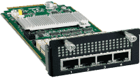 Carte Mezzanine réseau, 4 ports GbE module by RJ45 w/ALBP Latch