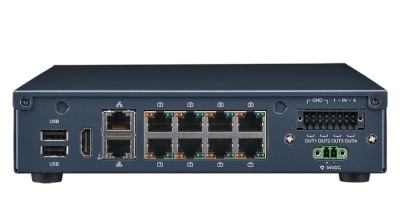 MIC-717-OX3A1 Enregistreur NVR IA, 8 x PoE, avec Jetson Orin NX 8GB et NVIDIA Metropolis Microservices (70 TOPS)