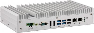 NISE4200 PC Fanless compact i5-6442EQ/i3-6102E BGA, DVI,2 x DP, 6 x COM, 2 x GbE, 24VDC, -20~70°C