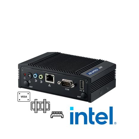 PC industriel fanless Intel Celeron J1900 Quad-Core x2 LAN, x2 RS-232-422-485