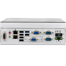 PC industriel fanless pour application transport, ITA-1611 J1900 4G DDR3 6 COM VGA+DVI