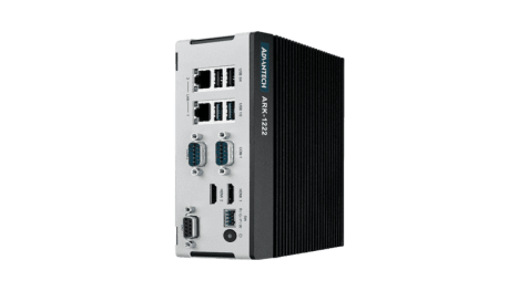 Fanless PC Intel N97 x2 HDMI 4K, x2 LAN, x4 COM, GPIO DIN rail and VESA mounting