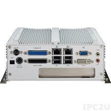 Intel® Core™ 2 Duo Fan-less System with 1 x PCIe expansion Slots - Dual Intel® 82574L Gigabit Ethernet ports - Dual VGA or VGA/DVI Independent Display - 3 x RS232 and 1 x RS232/422/485 with Auto Direction Control - On external locked CF socket
