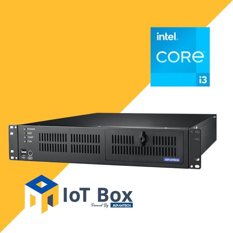 PC rackable 2U préconfiguré avec Intel Core I3-12100TE 8GB DDR5 500Gb SSD