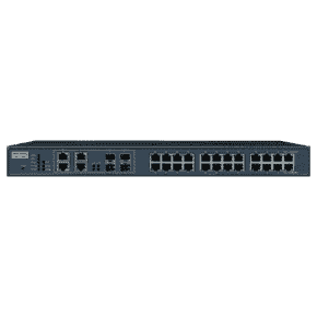 Switch industriel, 24G+4G Combo Port POE Managed Switch w/Wide Tem