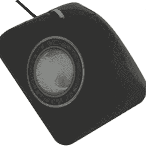 Trackball industrielle laser ergonomique montage en panneau 50mm