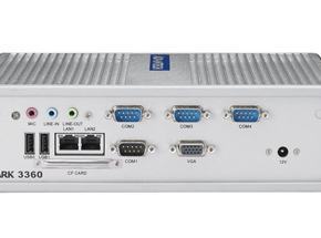 PC industriel fanless, Atom D510, VGA+2GLAN+4COM+6USB+DIO+mPCIe