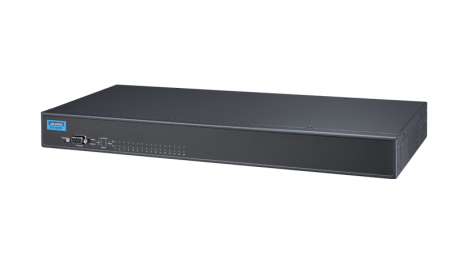 Serial Device Server 16-port RS-232/422/485 DB9 1U Rackmount
