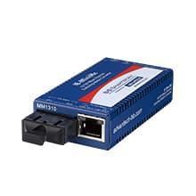 Miniature Media Converter, Wide Temp, 100Base-TX/FX, Single-mode 1310nm, LFPT, 40km, SC type