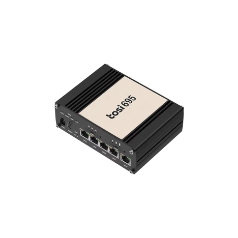 Passerelle VPN 5G avec 5 LAN, 1 x USB, WiFi, GPS et 5G